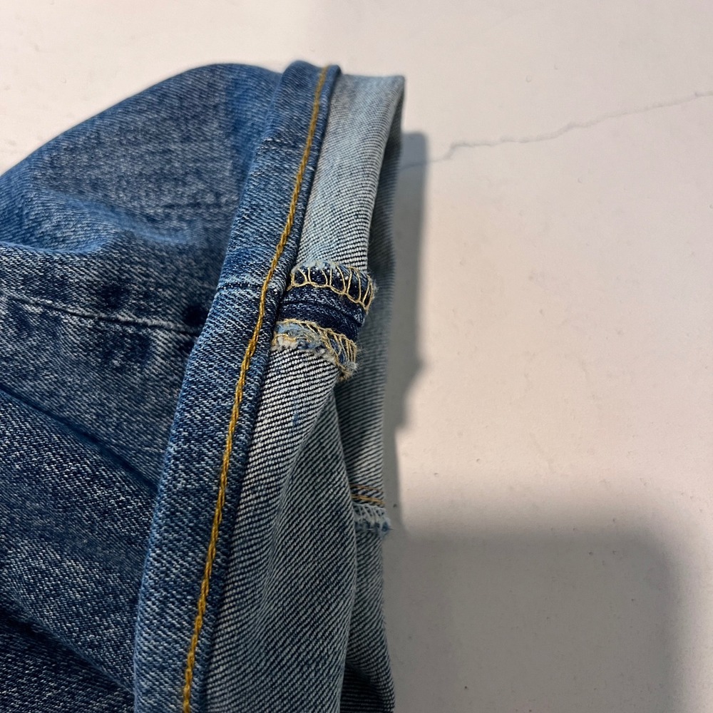 RRL Double RL Slim Narrow Jeans 40x28.5 Medium Wash Blue Stretch Denim Zip Fly - Picture 10 of 10